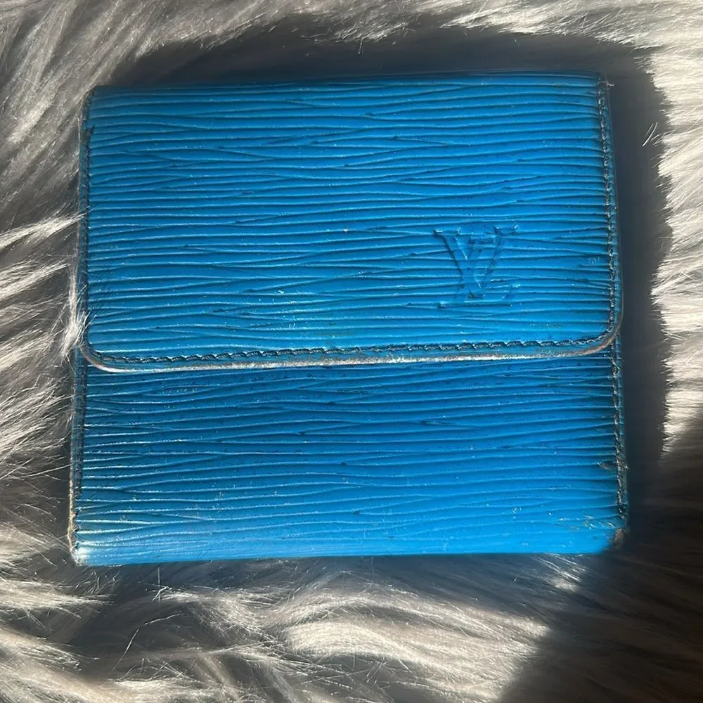 LV Blue Epi “project” wallet.